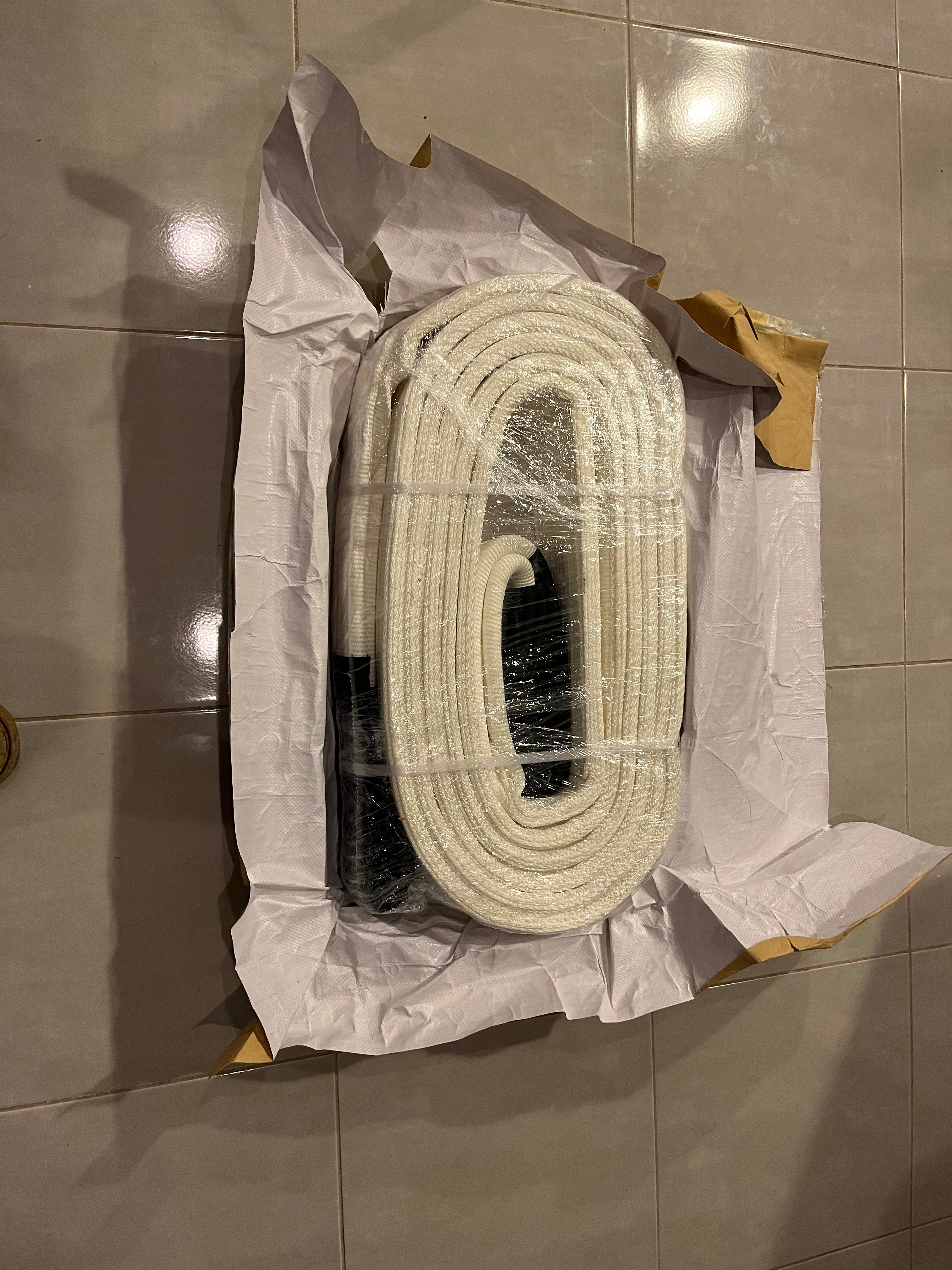 Sangles d'arrachement de 60 tonnes - Sangle en nylon haute résistance - Sangles anti-recul incluses - Solution de remorquage sûre et efficace