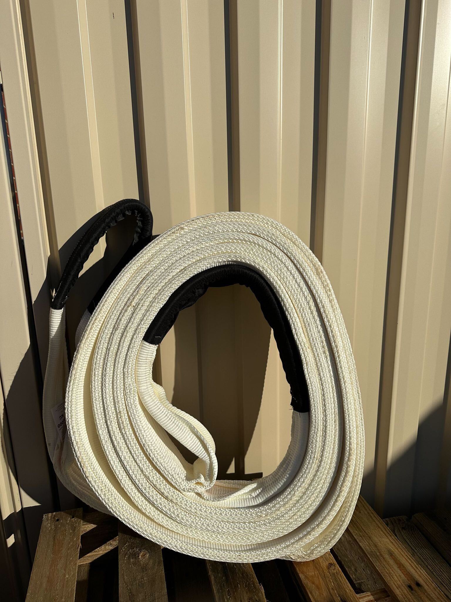 Sangles d'arrachement de 60 tonnes - Sangle en nylon haute résistance - Sangles anti-recul incluses - Solution de remorquage sûre et efficace