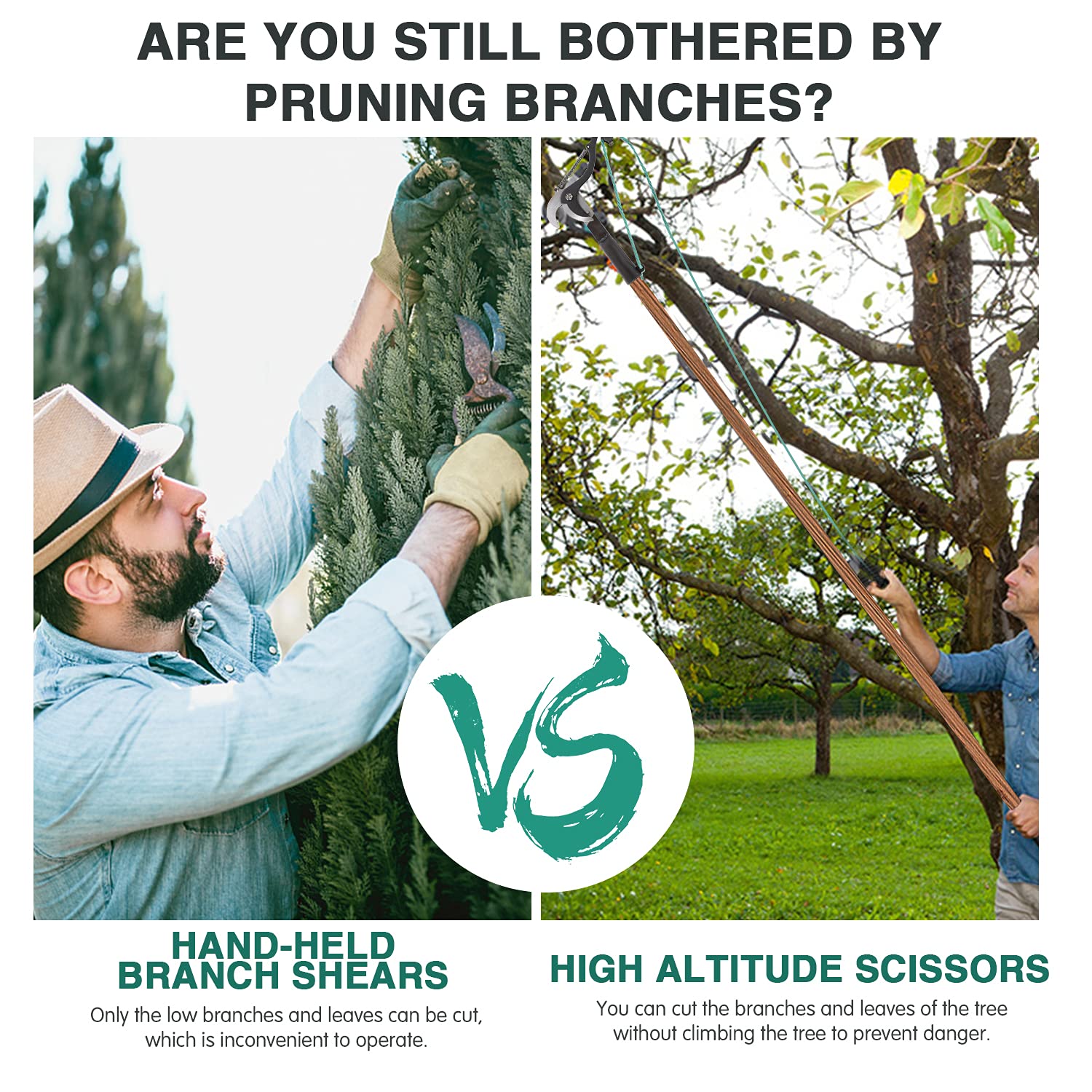 Outil professionnel d'élagage de branche d'arbre
