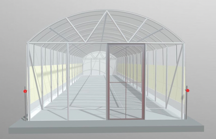 Polytunnel (4m x 20m length)