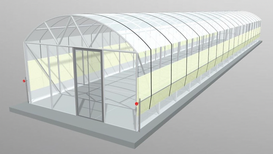 Polytunnel (longueur 4m x 24m)