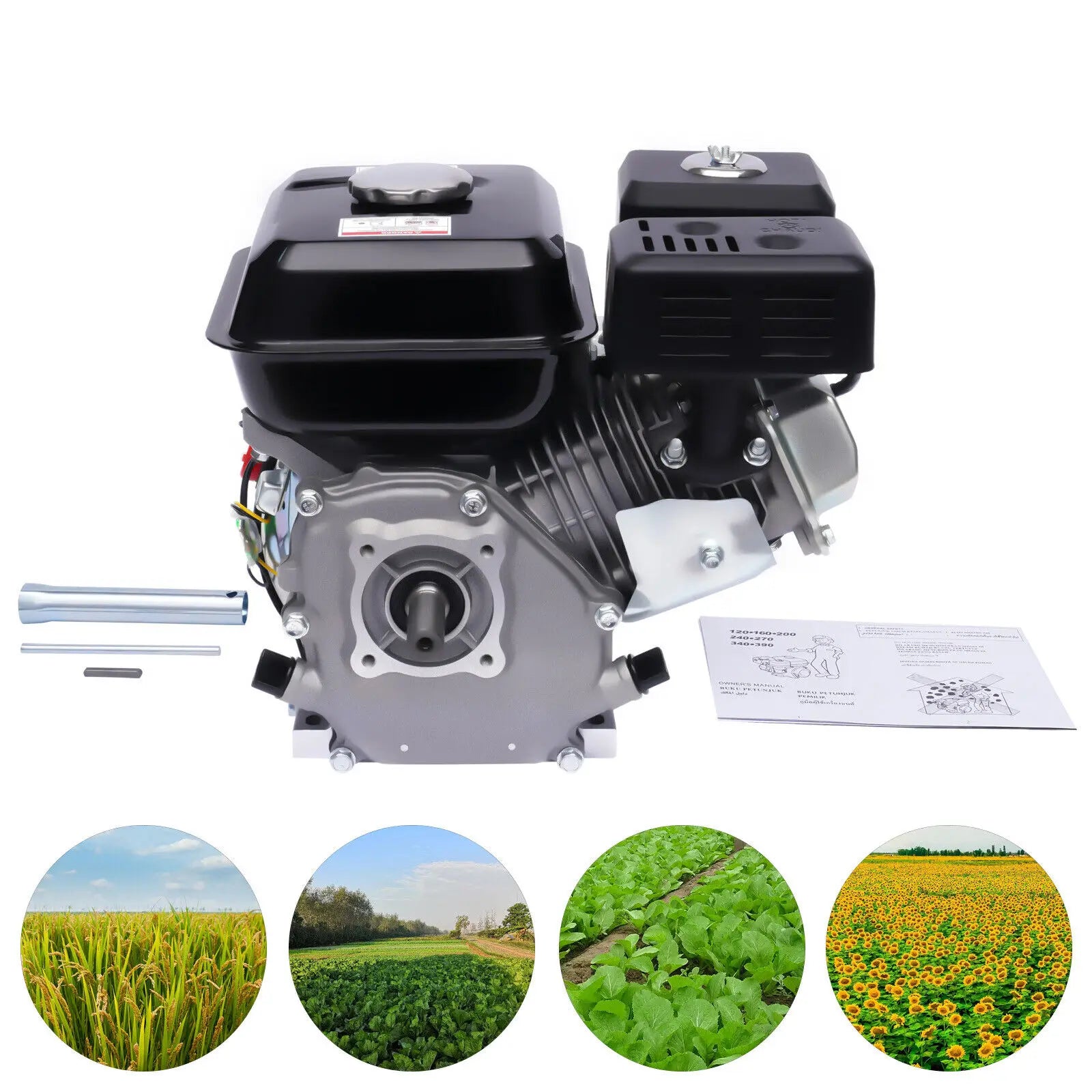 7.5Hp 4 Stroke Gasoline Engine Petrol Engine Gas Motor Engine OHV Go Kart Engine