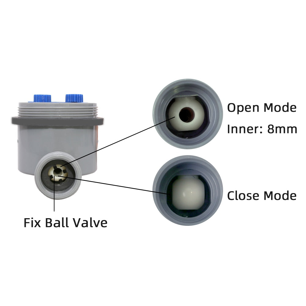 2pcs Aqualin Smart Ball Valve Minuterie D'arrosage Automatique Électronique Maison Jardin pour L'irrigation Utilisée Dans Le Jardin, Yard # 21025-2