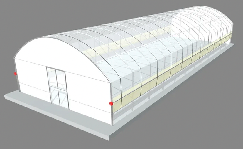 Polytunnel (longueur 6m x18m)