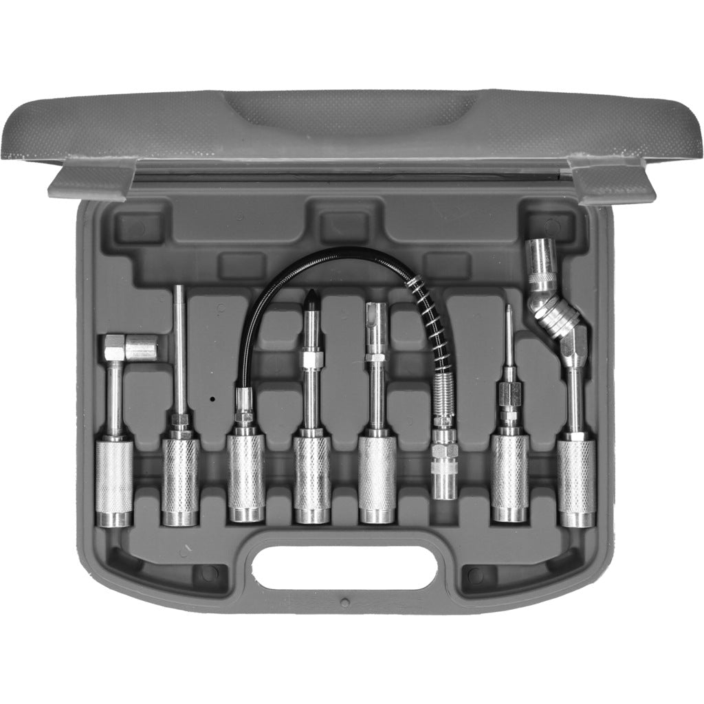 7 - Piece quick connect greasing accessory kit