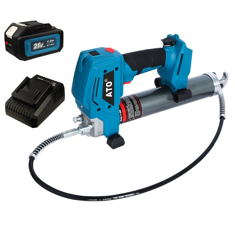 Cordless Grease Gun Makita Battery Compatible High Pressure Electric Lubrication Tool for Efficient Grease Refilling