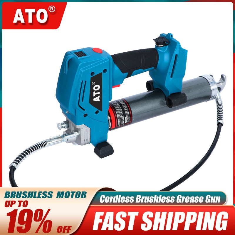 Cordless Grease Gun , Makita Battery Compatible - High-Pressure Electric Lubrication Tool for Efficient Grease Refilling